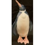 A Royal Copenhagen model of a Penguin, modelled by Theodor Madsen, model No.417, 25cm high