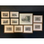 Pictures and Prints - John Leech, after, Hunting Scenes, a set of five engravings; four Derbyshire