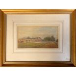 English School (early 20th century) Swarkestone Bridge unsigned, watercolour, 10cm x 19cm