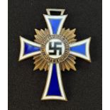 WW2 Third Reich Ehrenkreuz der Deutsche Mutter Dritte Stufe - Mother's Cross 3rd Class (Bronze).