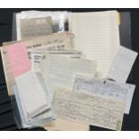 WW2 British hand written archive by Sgt. Fred Hesk MM, RAMC. Captured at Dunkirk and imprisoned in