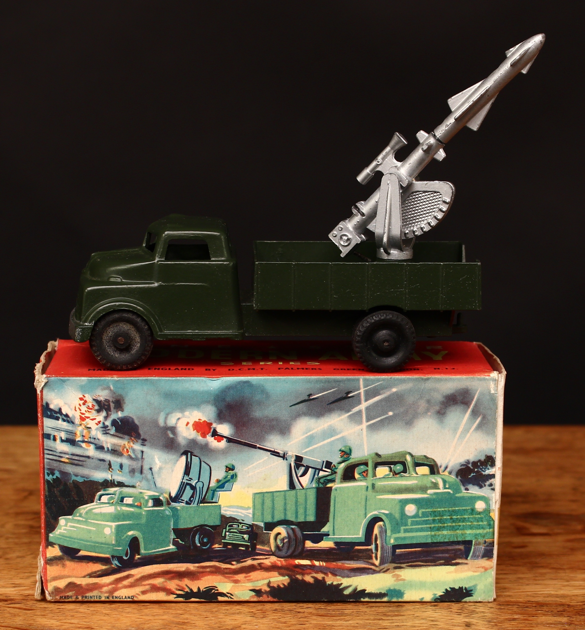 Lone Star rocket launching lorry, from the Modern Army series, military cab and body with spring