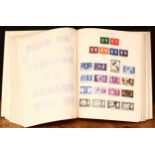 Stamps - a GVI SG stamp album with 700+ stamps, mint and used, lots part sets, etc, a few high