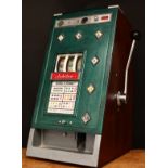 A Jubilee Products Silver Jubilee mechanical one arm bandit slot arcade/amusement machine with '