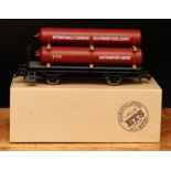 ETS (Electric Train Systems, Czech Republic) O Gauge tinplate 419 gas transport wagon, R.1111, boxed