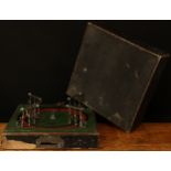 Equestrian Interest - a late 19th/early 20th century French mechanical parlour game, comprising