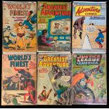 6 Silver Age DC Comics. Worlds Finest #103, #131 (1959) Adventure Comics #27, My Greatest