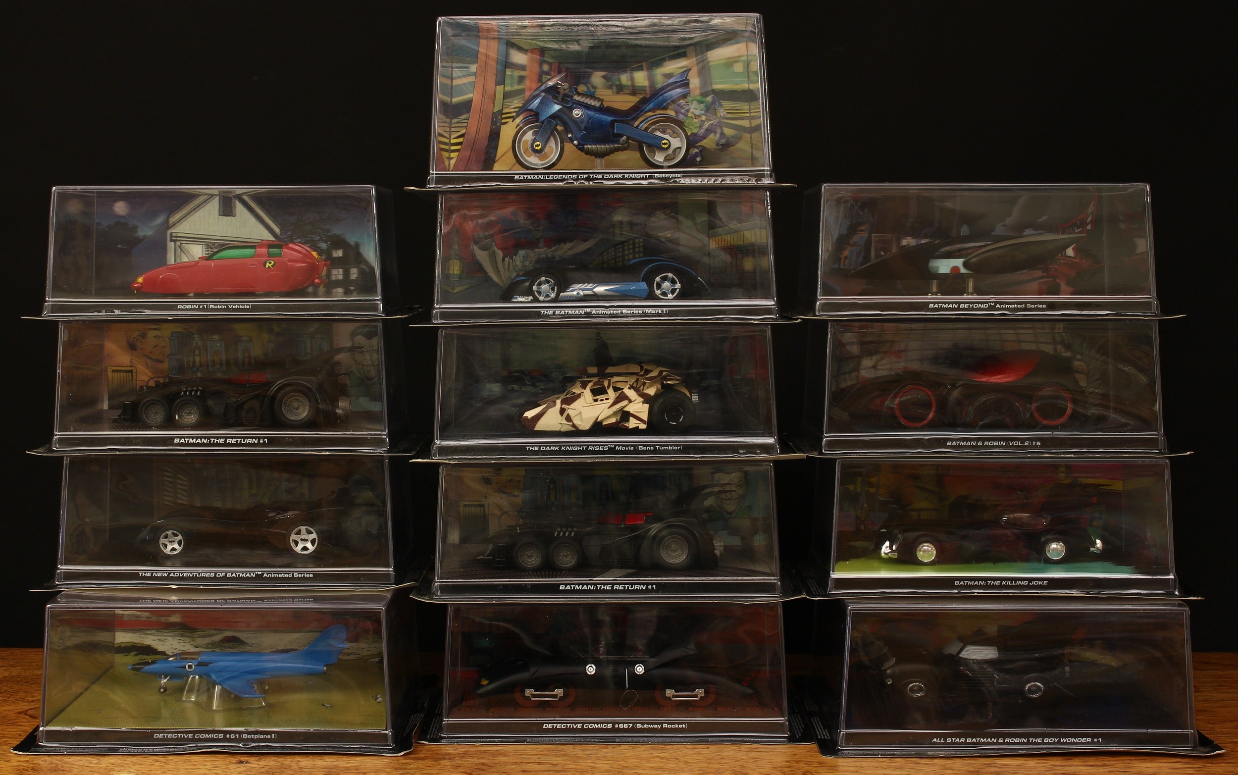 Eaglemoss Collections, DC Comics, Batman Automobilia, 1:43 scale diecast models, comprising No.35