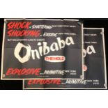 2 Onibaba (1964) original Film Posters. 102cm x 76.5cm.