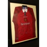 Sport, Football, Autographs, Manchester United F.C. (The Red Devils) - a 1996-1998 'Theatre of