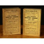 Sport, Cricket - a 1907 and 1910 John Wisden's Cricketers' Almanack (2)