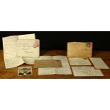 Sport, Cricket - a collection of 1920's handwritten letters by Herbert SUTCLIFFE and addressed to