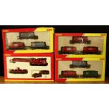 Hornby OO Gauge Railroad sets, comprising R6366 fuel tanker pack, window boxed; another, window