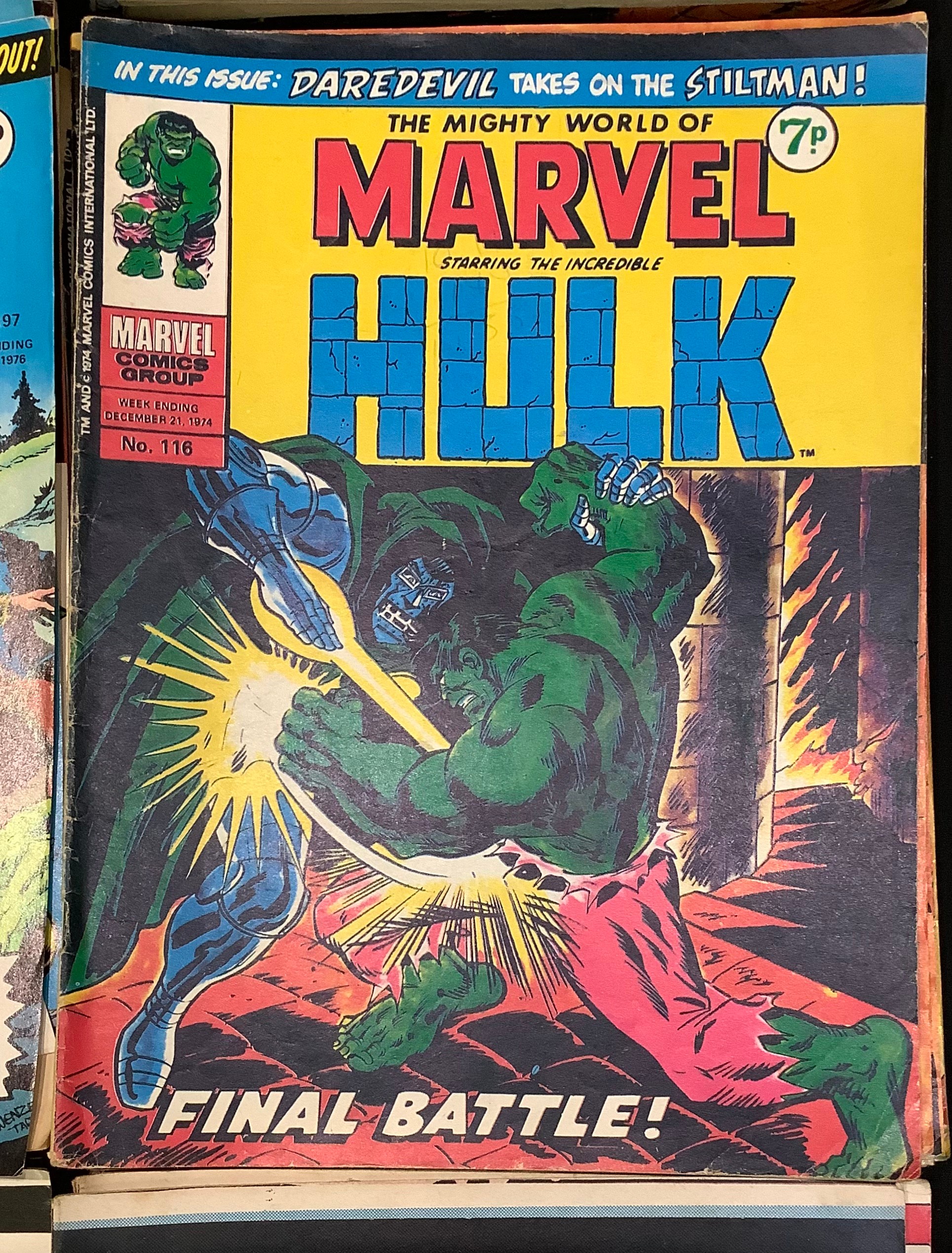 Mighty World of Marvel starring the Hulk. 83 comics. Approx VG-FN. - Image 3 of 4