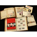 Stamps - binder of A-G British Commonwealth stamps, mainly full sets GV-GVI; other binders, etc, and