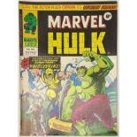 Mighty World of Marvel #198 UK reprint of Hulk #181, 1st Wolverine. approx FN. 1976