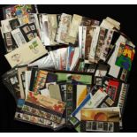 Stamps - a large collection of p/packs and folders etc, 1980's - 2012, f/v approx £375