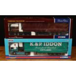 Corgi 1:50 scale models including Hauliers of Renown, comprising CC11912 ERF EC Series step frame