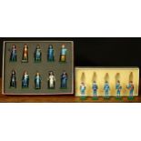Gerry Anderson Interest, Thunderbirds - a set of ten unmarked painted cast lead figures of