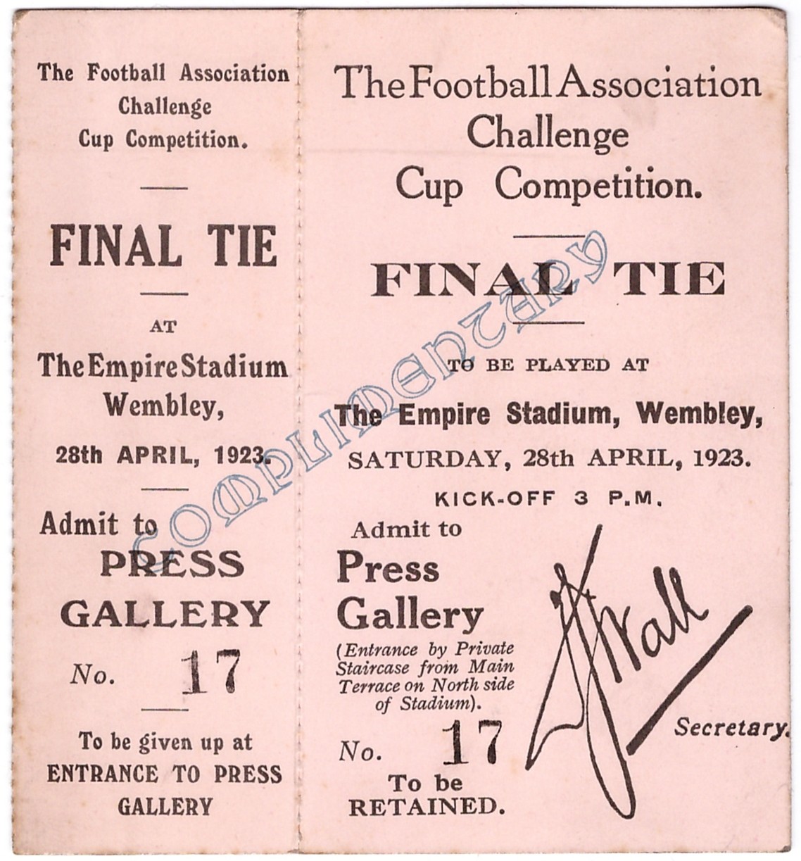 Sport, Football - a souvenir programme for the Football Association Cup Competition Final Tie - Image 3 of 7