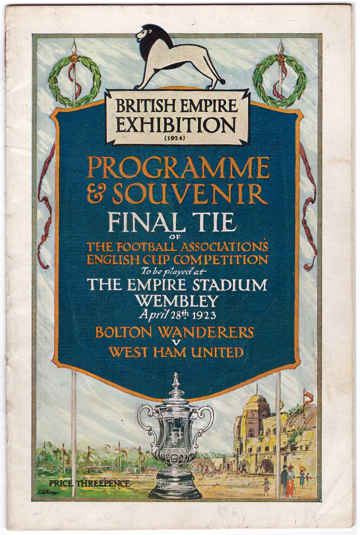 Sport, Football - a souvenir programme for the Football Association Cup Competition Final Tie - Image 2 of 7