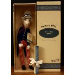 Steiff (Germany) 1904 replica Uncle Sam doll, reproduced in 1994, trademark 'Steiff' button to