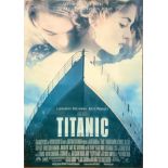 Framed and laminated Titanic 1998 original move poster. 61cm x 42.5cm.