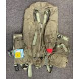 RAF Jerkin, Aircrew, Load Carrying Waistcoat, MK2. 22c/7213222. Size 1. Fitted with Floatation