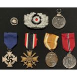 WW2 Third Reich medal collection to include: Kriegsverdienstkreuz 2.Klasse mit Schwertern - War