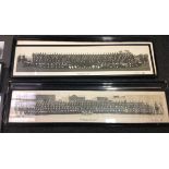 A collection of original framed panoramic photographs of Birmingham City Police dating from the