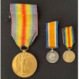 WW1 British Victory Medal to 15565 Pte J Brewin, Coldstream Guards complete with original ribbon.