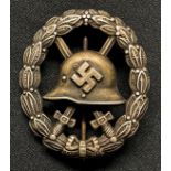 WW2 Third Reich Verwundetenabzeichen Condor Legion in Silber - Legion Condor Wound Badge in