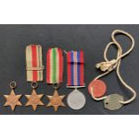 WW2 Polish Desert Rats Medal Group comprising of 1939-45 Star, Africa Star with 8th Army Clasp,