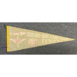 WW2 US Midland Army Flying School Texas Pennant. Printed felt. 78cm x 29cm. The flying school