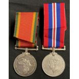 WW2 South African Medal group to 577702 J. N Tomich comprising of Africa Service Medal and British