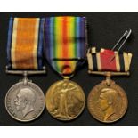 WW1 British Medal Group comprising of British War Medal 1914-1918, Victory Medal to M2-105346 CQM