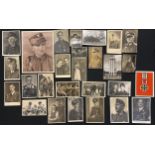 WW2 Third Reich Photographic Postcard collection: 10 Heer, 7 Luftwaffe, 11 Political / Misc. Large
