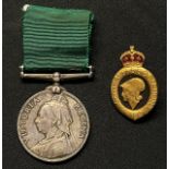 Victorian Long Service in the Volunteer Forces medal to Corpl. F Stanbrook, 2436, London Irish,