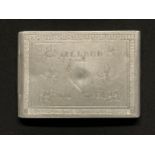 WW2 Irish Republican Army Internee Aluminium Trench Art Cigarette Case, inscribed to the front "