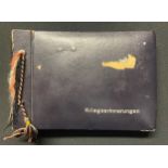 WW2 Third Reich Heer Soldiers "Kriegserinnerungen" Personal Photograph album. All early war