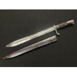 WW1 Imperial German S98/05nA Transitional pattern Bayonet with 365mm long fullered blade, maker