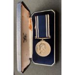 ERII Police Long Service and Good Conduct Medal complete in original Royal Mint presentation Case