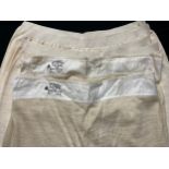 British Army 1950's Issue Underwear. Mint unissued condition. Two pairs of long woollen