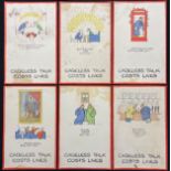 WW2 British original "Careless Talk Costs Lives" Poster Collection by "Fougasse" (Cyril Kenneth Bird