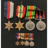 WW2 British Medal Group comprising of : 1939-45 Star, Italy Star with MiD Oakleaf, War Medal and