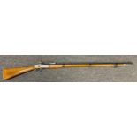 3 Band Enfield Tower Pattern Musket 1858. 980mm long barrel. Overall length 140.5cm. Bore approx.