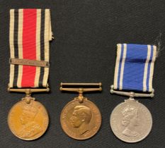 WW1 British Special Constabulary Long Service Medal with Great War 1914-18 Clasp to Lionel Richards,