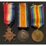 WWI British Medals Group comprising of 1914-15 Star, War Medal and Victory Medal to 87472 Dvr