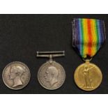 India General Service Medal, missing suspension, ribbon and clasps, named to "Capt. H Harvey, 1st