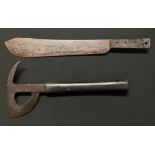 WW2 British RAF Aircraft and Glider Escape Axe with WD Broad Arrow marking and stock number 27/N/1